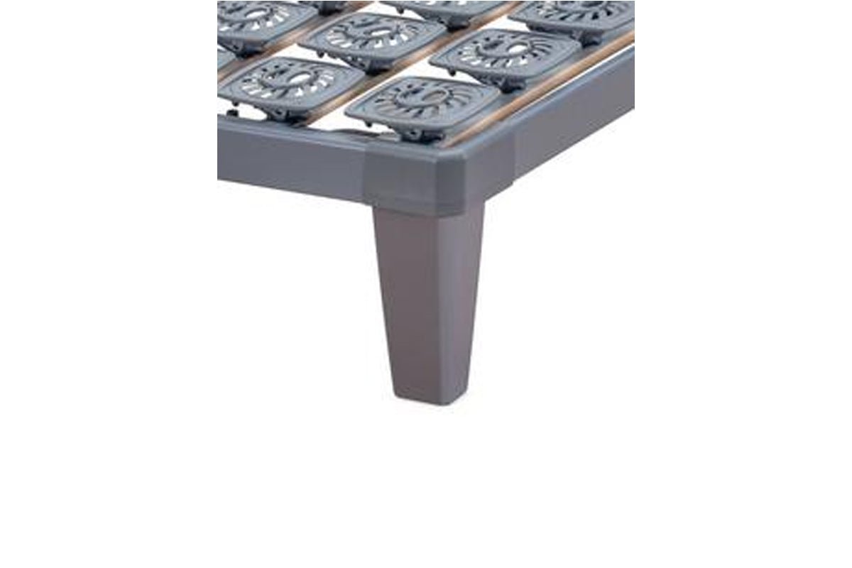 TEMPUR® Dualfuss Schiefergrau - 4 Stück - moebelverkauf.ch