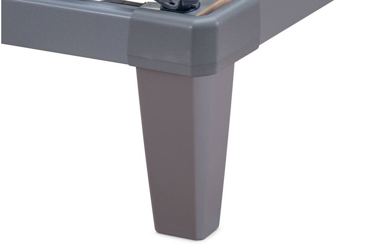 TEMPUR® Dualfuss Schiefergrau - 4 Stück - moebelverkauf.ch