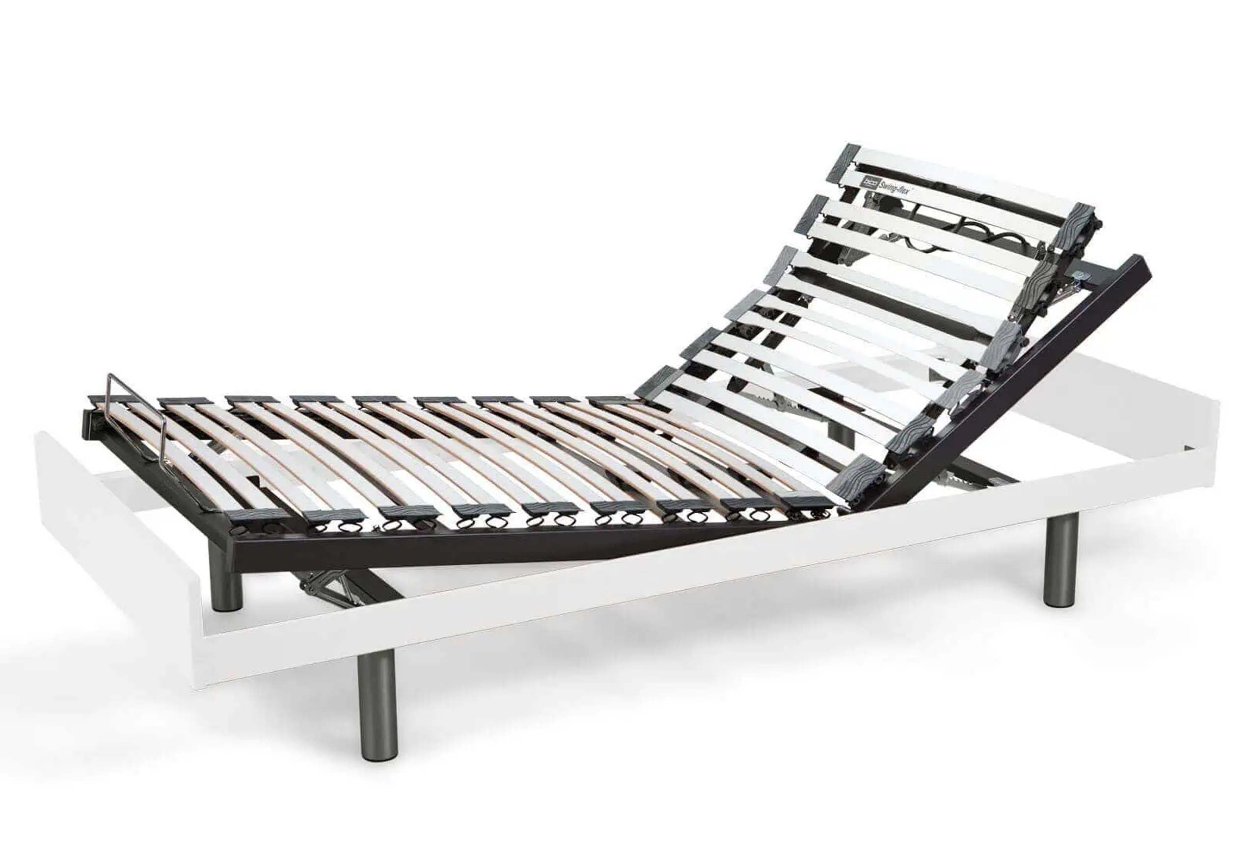 Swing-flex® Couch Modell C in Buche Weiss Lackiert