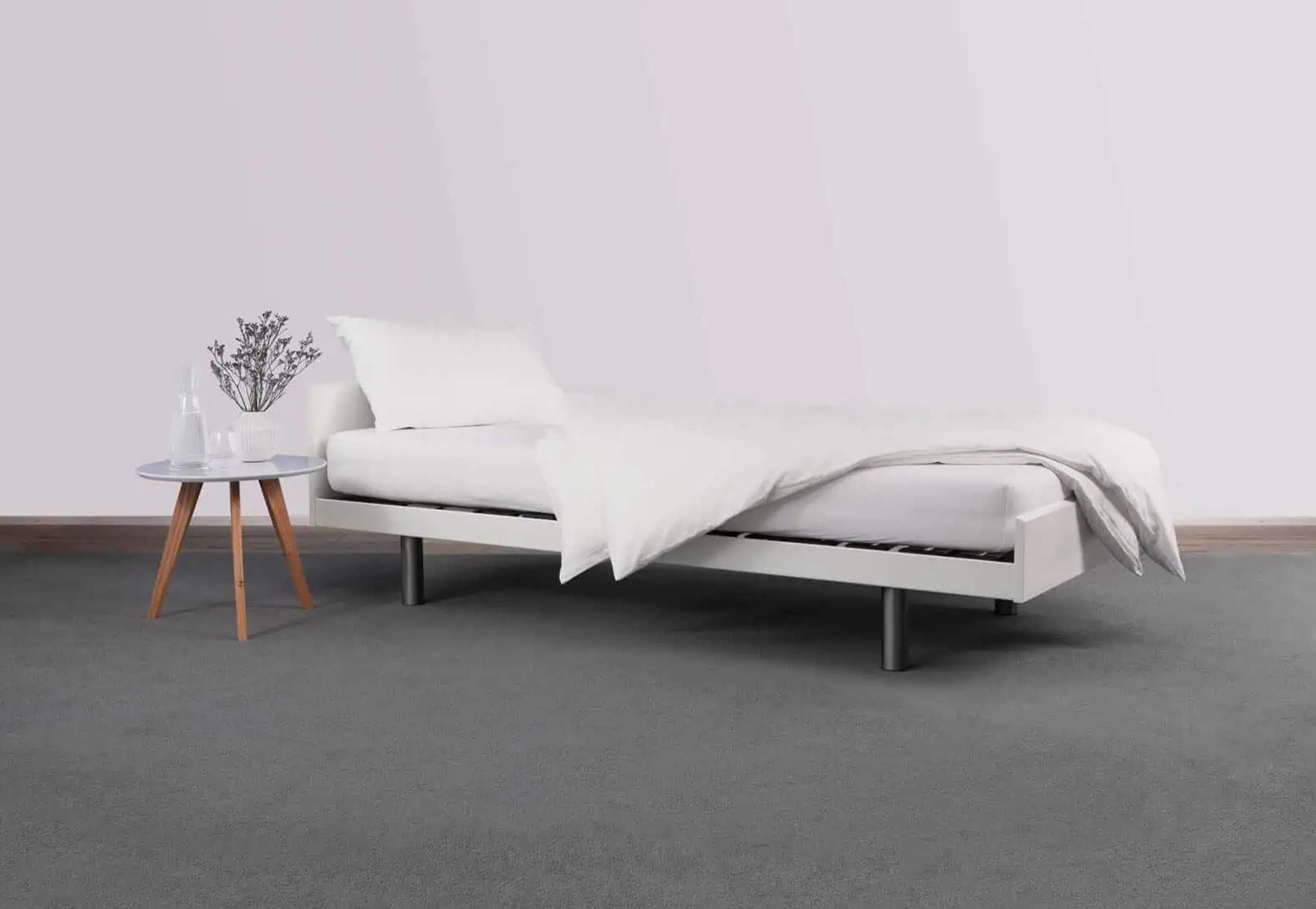 Buche Weiss Lackiert Swing-flex® Couch Modell C 