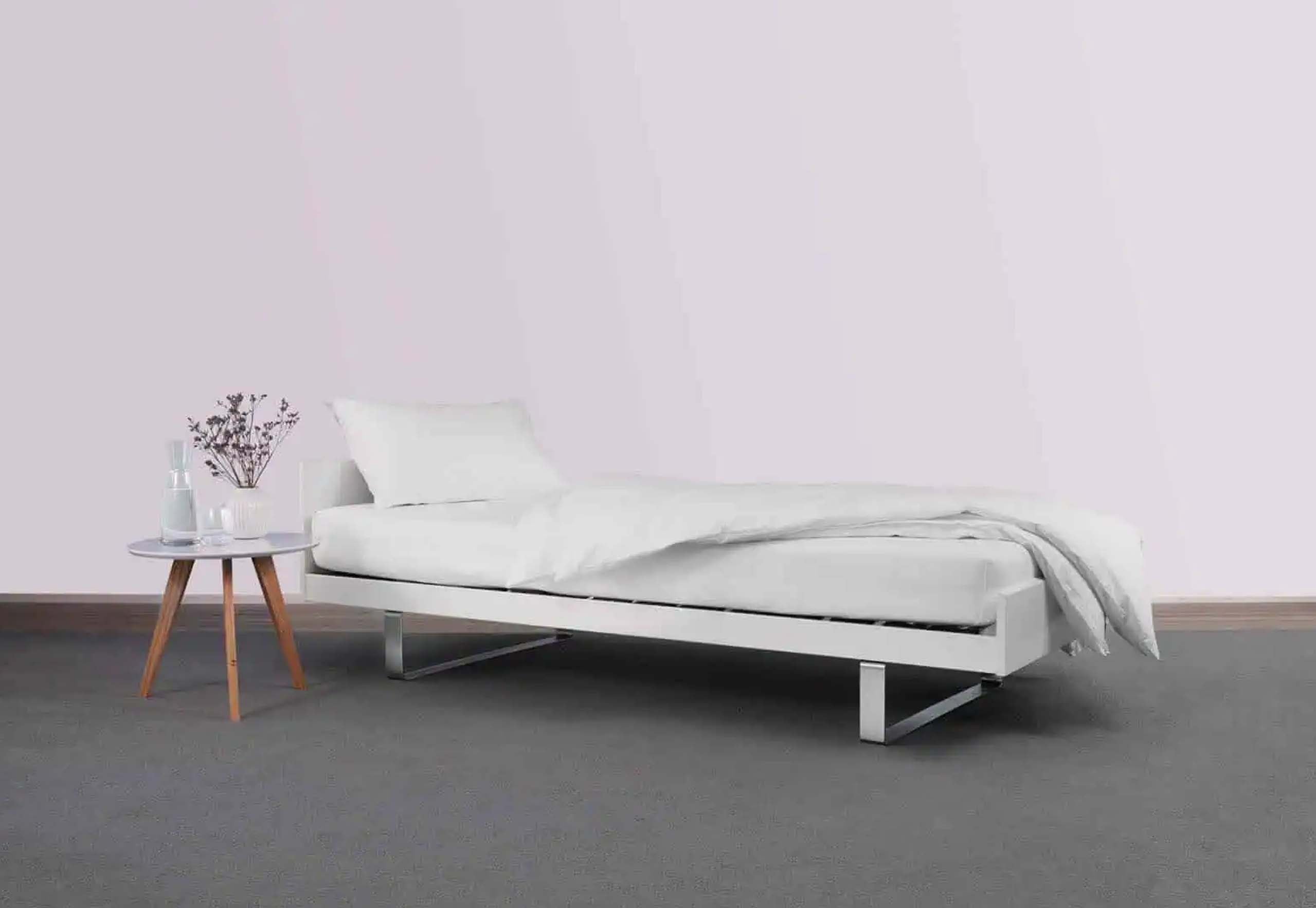 Buche Weiss Lackiert Swing-flex Couch Modell C