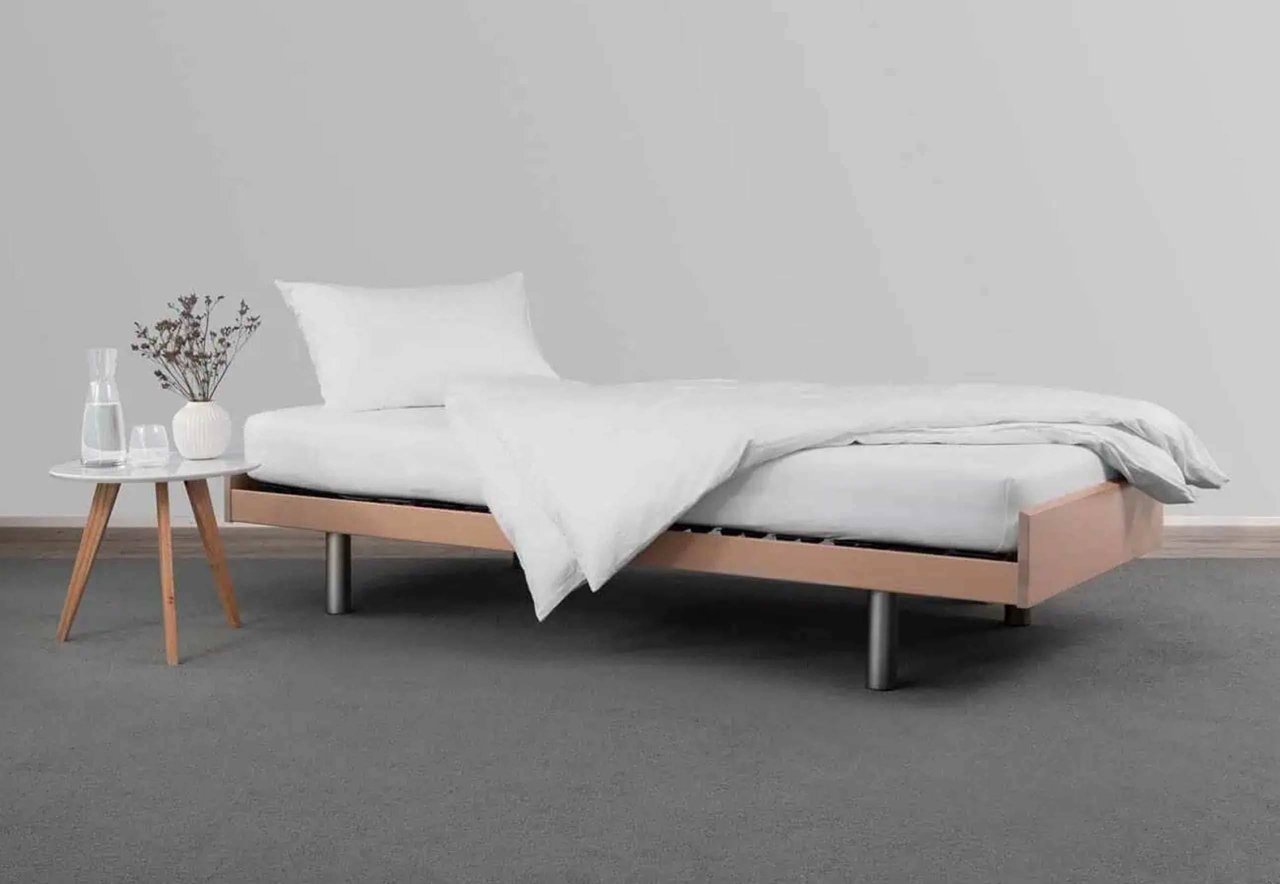 Buche Natur Weiss: Swing-flex® Couch Modell C in Buche Natur Weiss