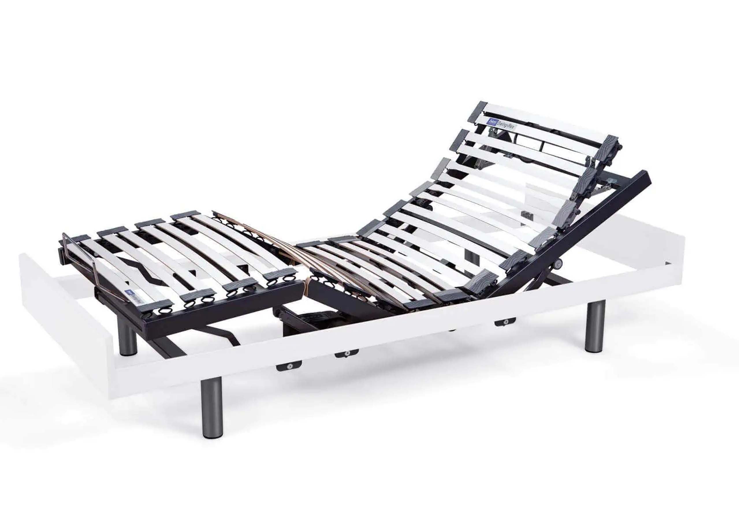 BICO Swing-flex® Couch Mobiletto M2 Buche Weiss Lackiert eleganter Lattenrost