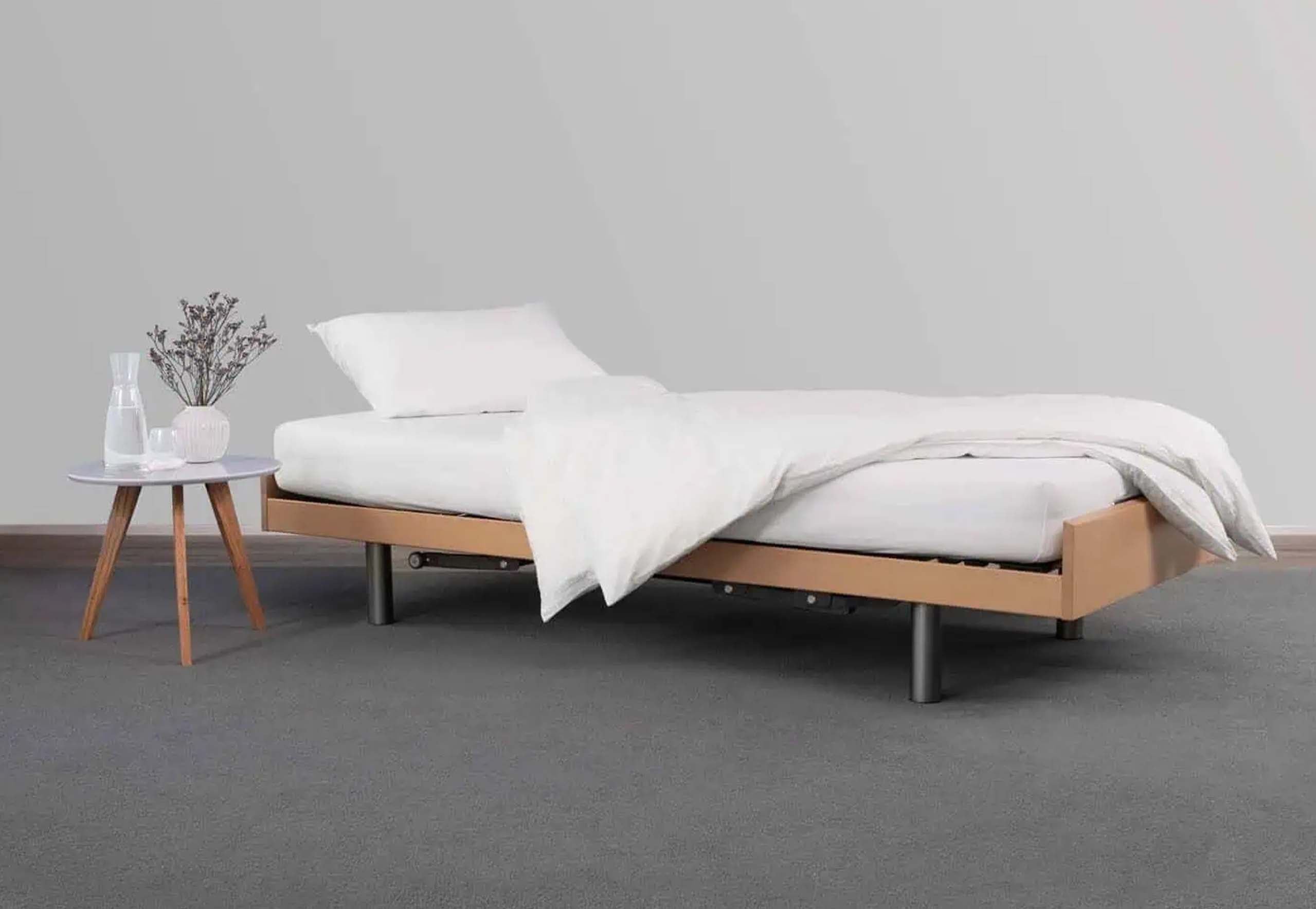Hochwertige BICO Swing-flex® Couch Mobiletto M2 Buche Natur Holzrahmen