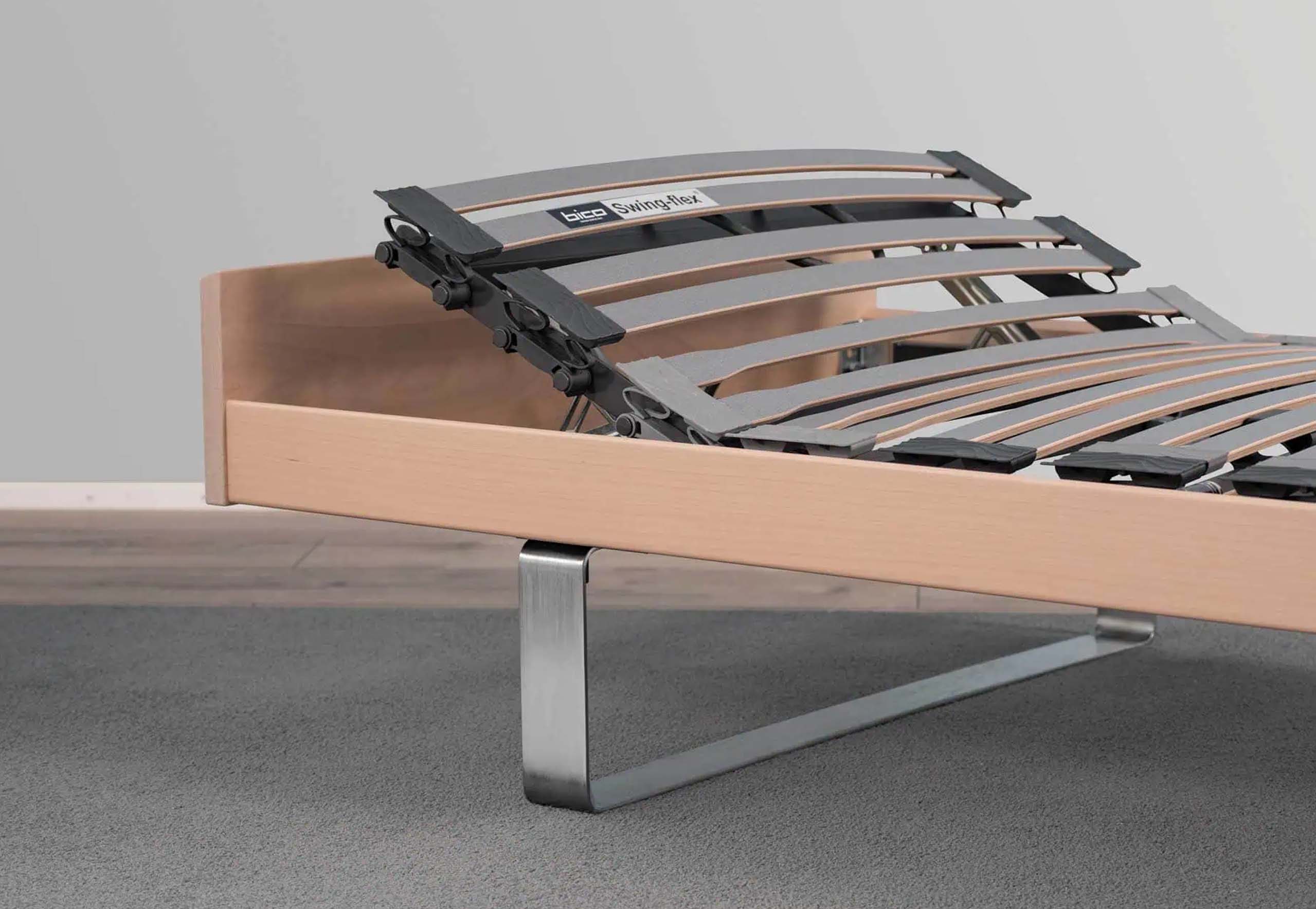 Komfortable BICO Swing-flex® Couch Mobiletto M2 Buche Natur