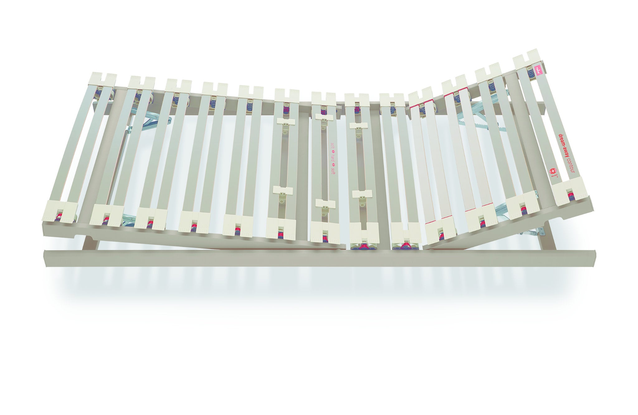 roviva dream-away contour mit Rücken- und Fusshochlagerung für ergonomisches Liegen